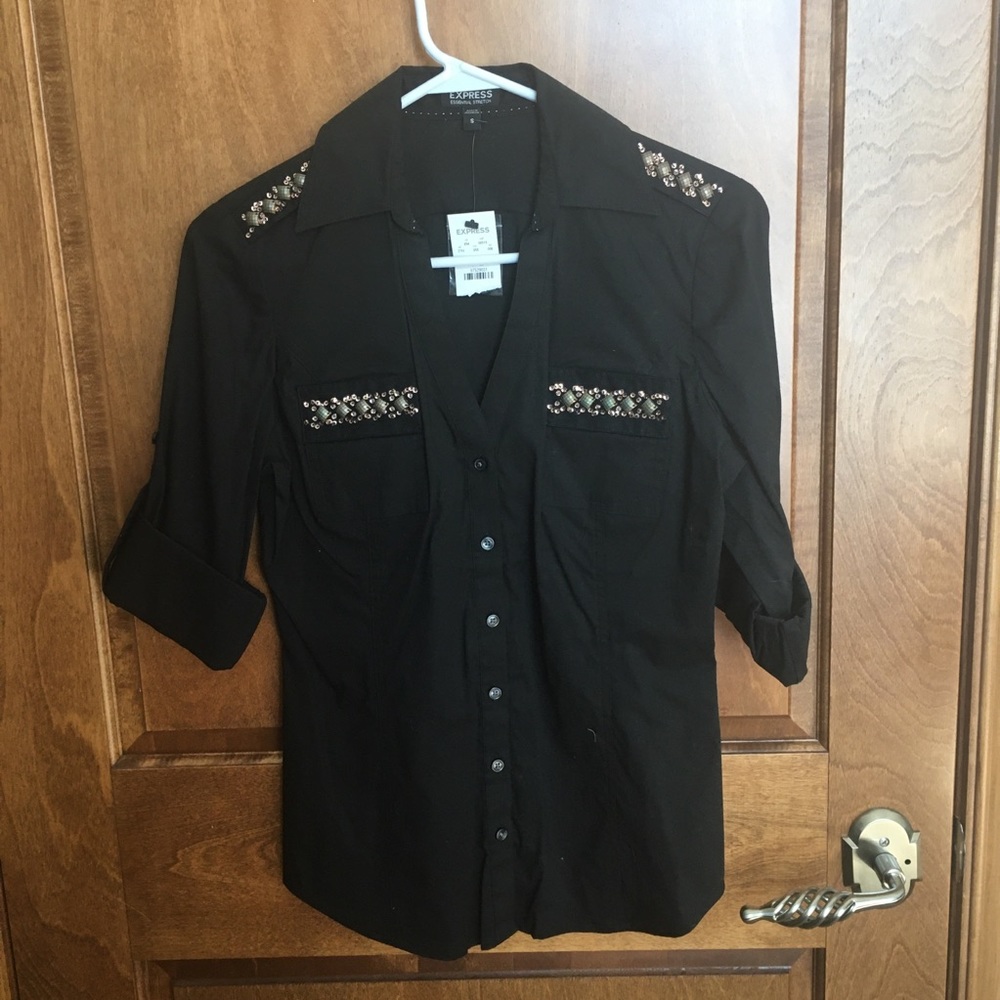 Express Stretch Button Down Shirt
